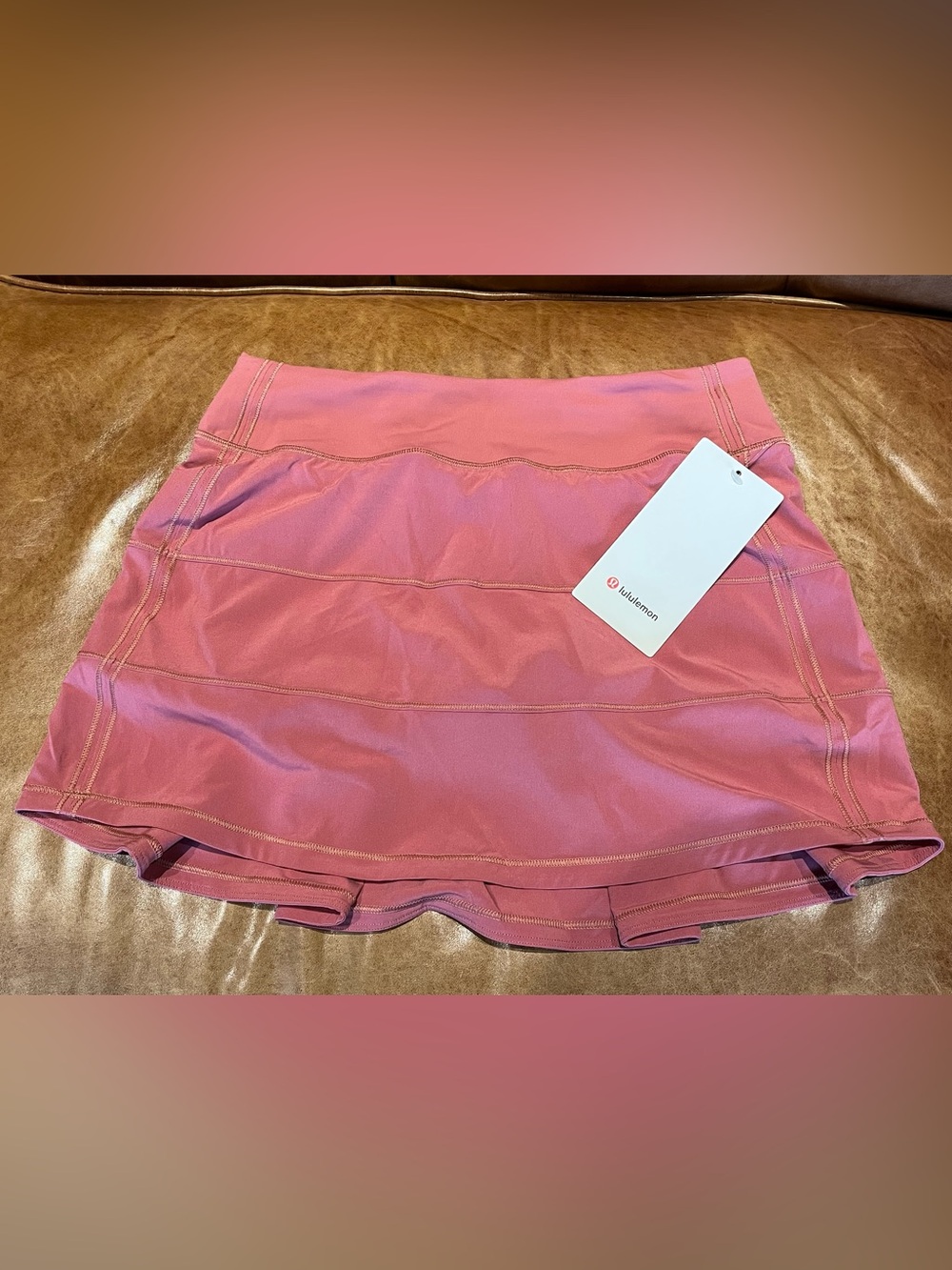 Lululemon Pace Rival Skirt Skort BRIAR ROSE Size 4 Long NWT